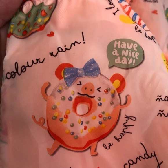 NWOT Mayoral hooded jacket sherbet orange with donut animals size 3 years - Picture 5 of 10